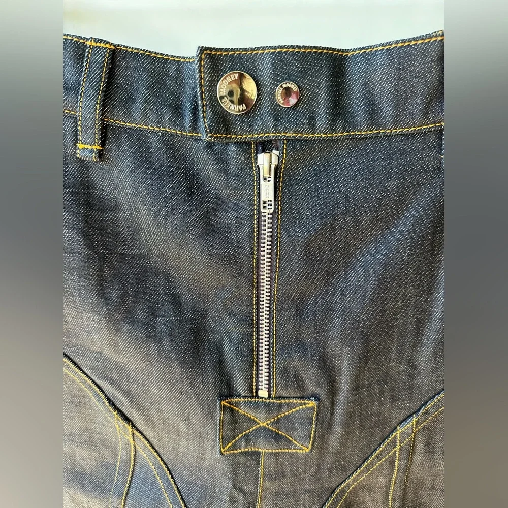 NWT Parnell Mooney Indigo 50 Panel Men's Dark Blue Jeans, 32